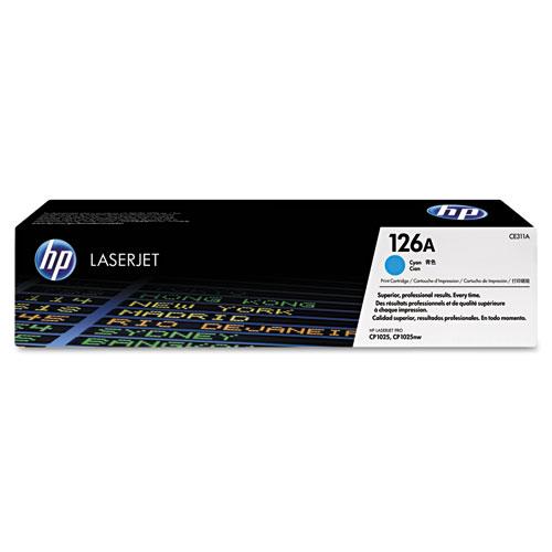 Original HP 126A, (CE311A) Cyan Original LaserJet Toner Cartridge
