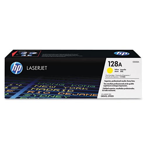 Original HP 128A, (CE322A) Yellow Original LaserJet Toner Cartridge