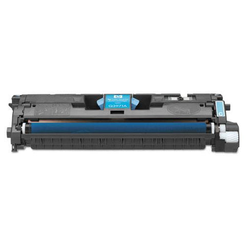 Original HP 123A, (Q3971A) Cyan Original LaserJet Toner Cartridge