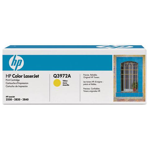Original HP 123A, (Q3972A) Yellow Original LaserJet Toner Cartridge