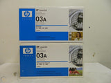 Original HP C3903A ( HP 03A ) Black Laser Toner Cartridge (4K YLD) - Brown Tape Box
