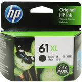 Original HP 61XL Black Ink Cartridge, Genuine OEM Product in Retail Box