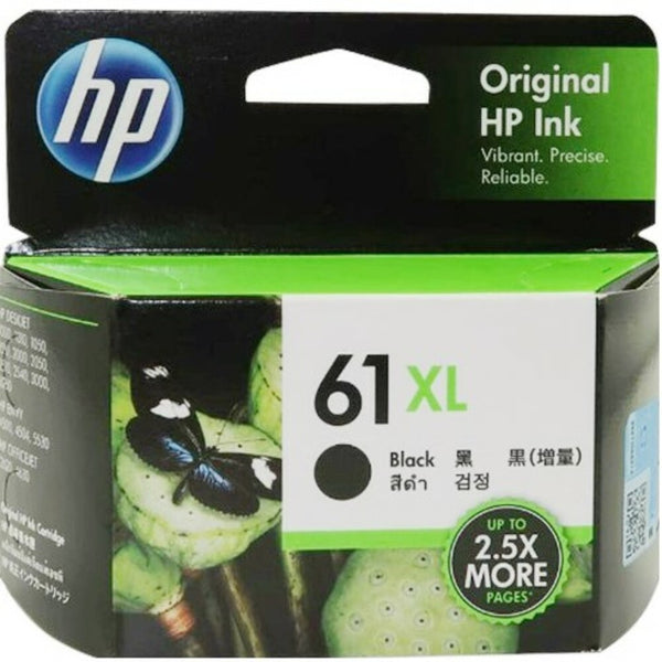 Original HP 61XL Black Ink Cartridge, Genuine OEM Product in Retail Bo ...