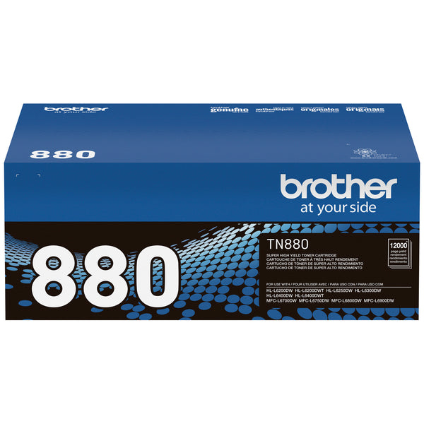 Original Brother TN880 Super High-Yield Toner, Black - New & Original