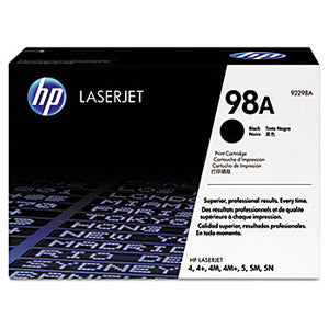 Original HP 92298A (HP98A) HP 98A Microfine Black Toner Cartridge (6.8K YLD)