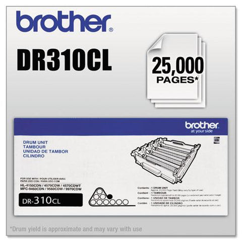 Original Brother DR310CL Drum Unit, Black