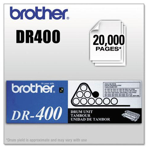 Original Brother DR400 Drum Unit, Black