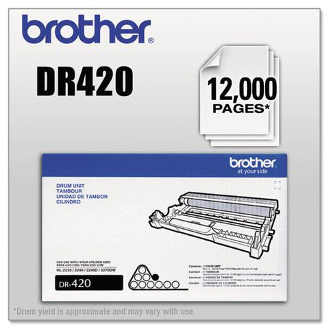 Original Brother DR420 Drum Unit, Black