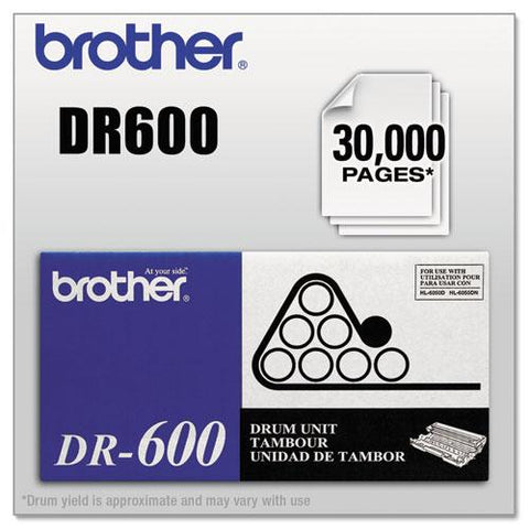 Original Brother DR600 Drum Unit, Black