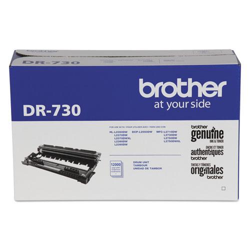 Original Brother DR730 Drum Unit, Black