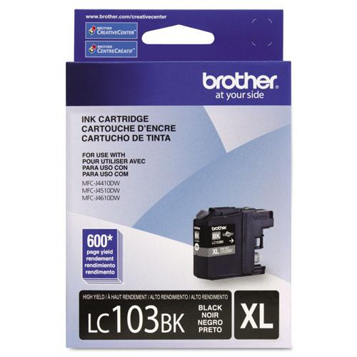 Original Brother LC103BK Innobella High-Yield Ink, Black