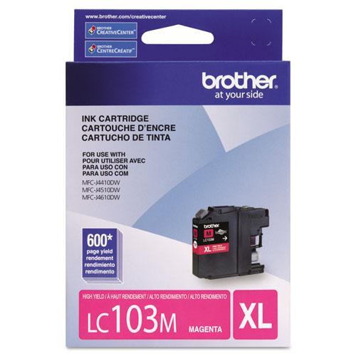 Original Brother LC103M Innobella High-Yield Ink, Magenta