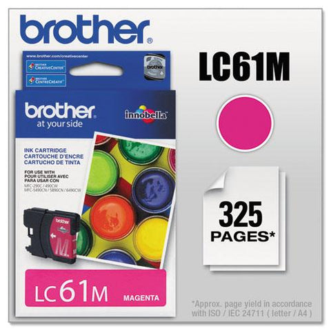 Original Brother LC61M Innobella Ink, Magenta