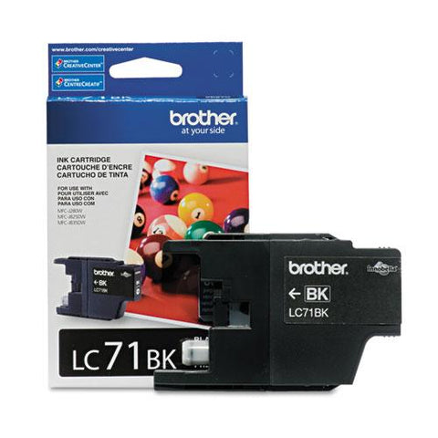 Original Brother LC71BK Innobella Ink, Black