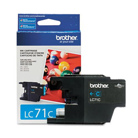 Original Brother LC71C Innobella Ink, Cyan