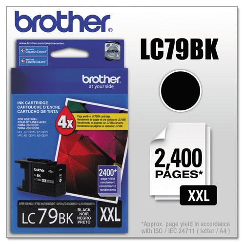 Original Brother LC79BK Innobella Super High-Yield Ink, Black