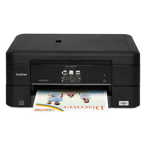 Original Brother Work Smart MFC-J680DW Color Wireless Inkjet All-in-One, Copy/Fax/Print/Scan