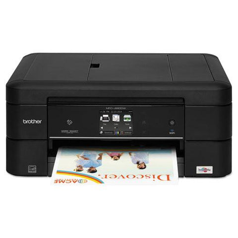 Original Brother Work Smart MFC-J880DW Compact Wi-Fi Color Inkjet All-in-One, Copy/Fax/Print/Scan