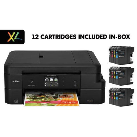 Original Brother Work Smart MFC-J985DWXL Copy/Fax/Print/Scan, 12 INKvestment Cartridges