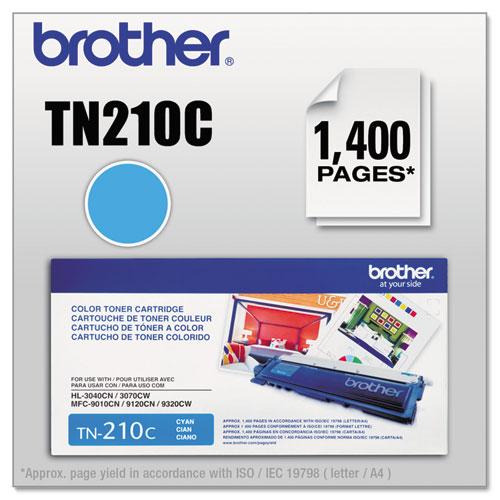 Original Brother TN210C Toner, Cyan