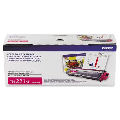 Original Brother TN221M Toner, Magenta