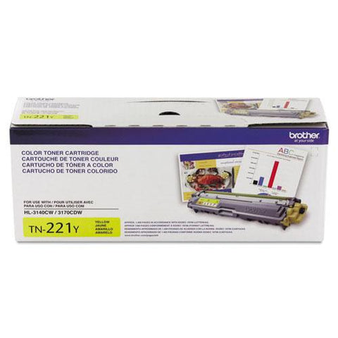 Original Brother TN221Y Toner, Yellow