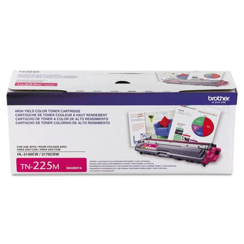 Original Brother TN225M High-Yield Toner, Magenta