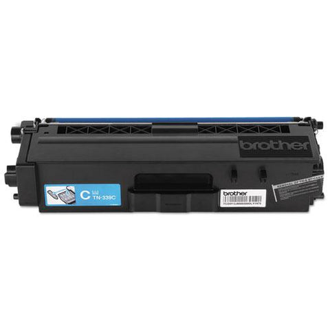 Original Brother TN339C Super High-Yield Toner, Cyan