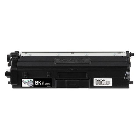 Original Brother TN433BK High-Yield Toner, Black