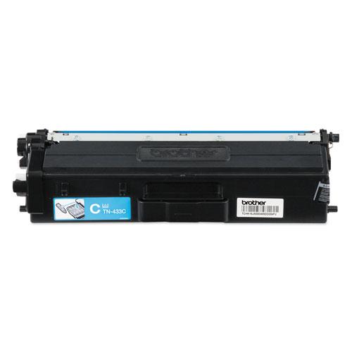 Original Brother TN433C High-Yield Toner, Cyan