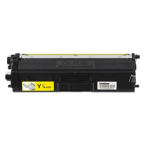 Original Brother TN433Y High-Yield Toner, Yellow