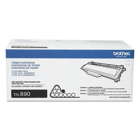 Original Brother TN890 Ultra High-Yield Toner, Black