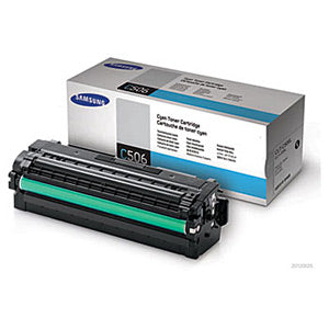 Original Samsung CLTC506L (CLT-C506L) (SU042A) High Yield Cyan Toner Cartridge (3.5K YLD)