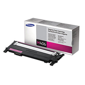 Original Samsung CLT-M406S (SU256A) Magenta Toner Cartridge (1K YLD)