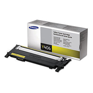 Original Samsung CLT-Y406S (SU466A) Yellow Toner Cartridge (1K YLD)