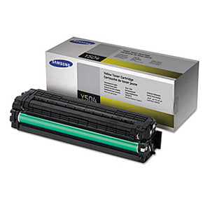 Original Samsung CLT-Y504S (SU506A) Yellow Toner Cartridge (1.8K YLD)