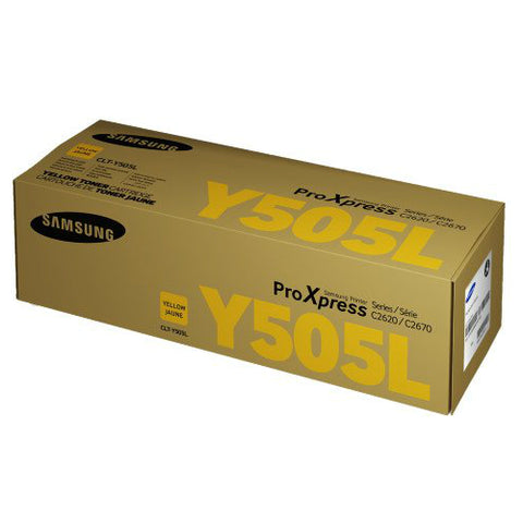 Original Samsung CLTY505L (SU514A) Yellow Toner Cartridge (3.5K YLD)