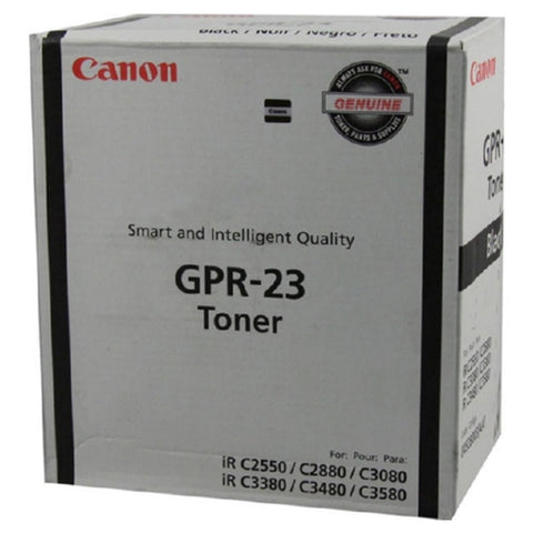 Genuine Canon GPR-23 (GPR23) Black Toner Cartridge, Canon 0452B003