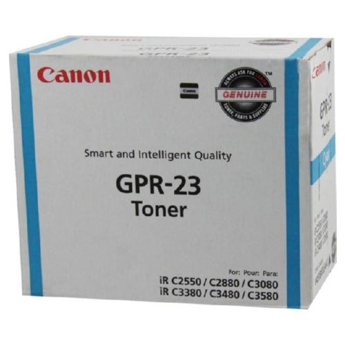 Genuine Canon GPR-23 (GPR23) Cyan Toner Cartridge, Canon 0453B003