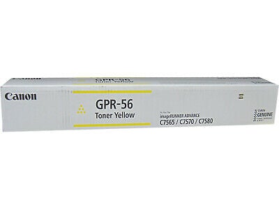 Genuine Canon GPR-56 (GPR56) Yellow Toner Cartridge, Canon 1001C003