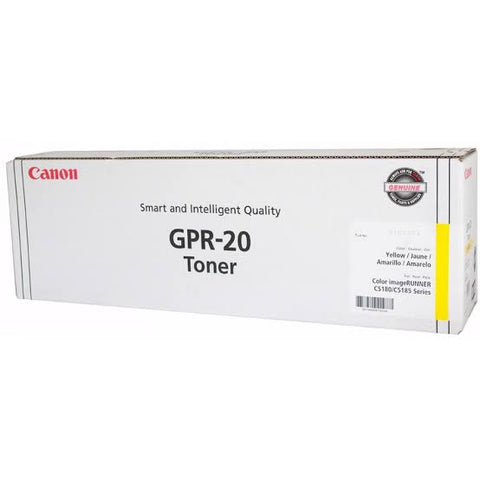 Original Canon 1066B001 (GPR20) GPR-20 Yellow Toner Cartridge (36K YLD)