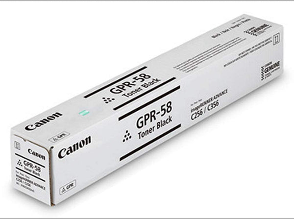 Genuine Canon GPR-58 (GPR58) Black Toner Cartridge, Canon 2182C003