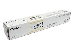 Genuine Canon GPR-58 (GPR58) Yellow Toner Cartridge, Canon 2185C003