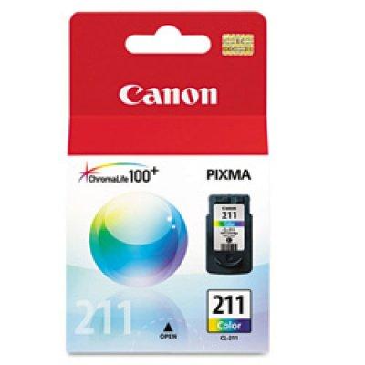 Original Canon 2976B001 CL-211 (CL211) Color Inkjet Cartridge