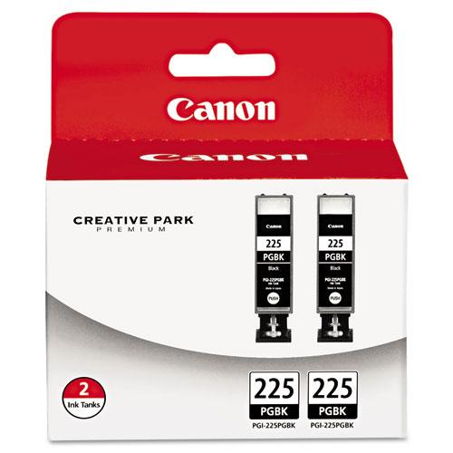 Original Canon 4530B007AA (PGI-225) Ink, Black, 2/PK