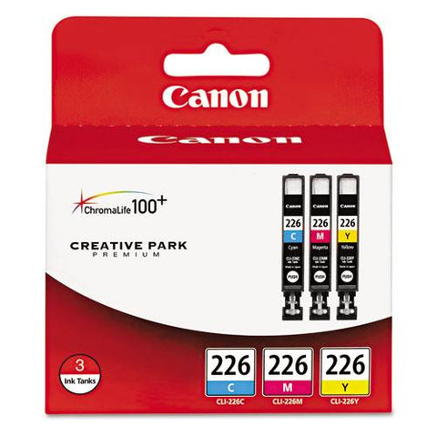 Original Canon 4547B005 (CLI-226) Ink, Cyan/Magenta/Yellow, 3/PK