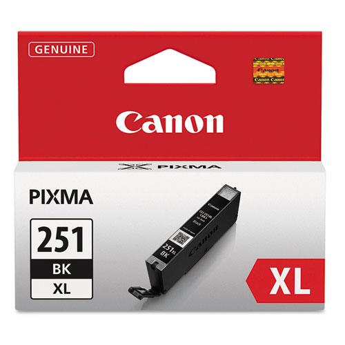 Original Canon 6448B001 (CLI-251XL) ChromaLife100+ High-Yield Ink, Black