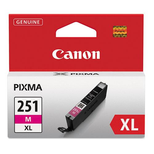 Original Canon 6450B001 (CLI-251XL) ChromaLife100+ High-Yield Ink, Magenta