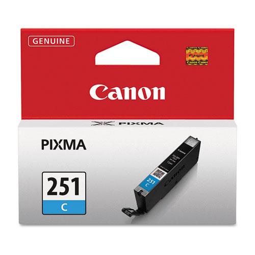 Original Canon 6514B001 (CLI-251) ChromaLife100+ Ink, Cyan