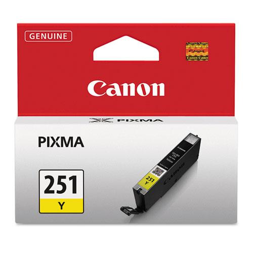 Original Canon 6516B001 (CLI-251) ChromaLife100+ Ink, Yellow